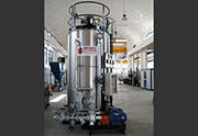 Vertical thermal oil boiler type RV from 50,000 up to 1.500,000 kcal/h for temperature up to 320C, with double pumps.
