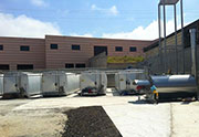Bitumen and modified bitumen storage plant complete with boiler.