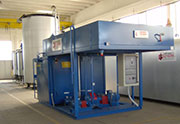 Installation automatique, modle GIEB-COMPACT, pour la production dmulsion bitumineuse, capacit 5.000 litres, complte avec silos de stockage