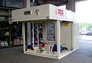 Installation automatique, modle GIEB-COMPACT, pour la production dmulsion bitumineuse, capacit 3000 litres, complte avec silos de stockage
