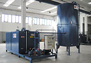 Installation pour la production dmulsion cationique et anionique, capacit 10.000 lt complte avec silos de stockage de 15.000 lt.